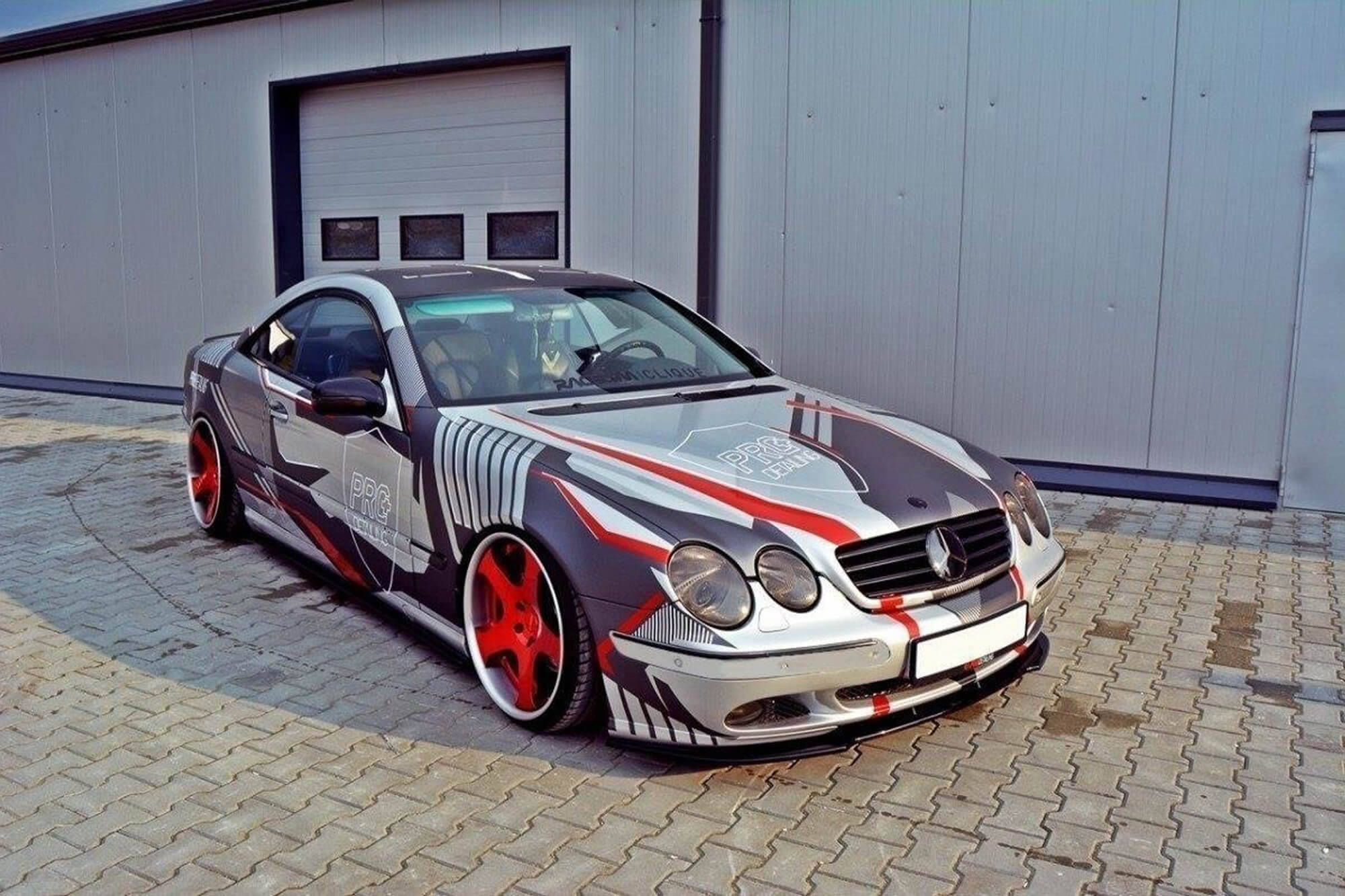 Спојлер  Maxton Design за стандарден  преден  браник на Mercedes CL C215 1999-2006, боја карбон