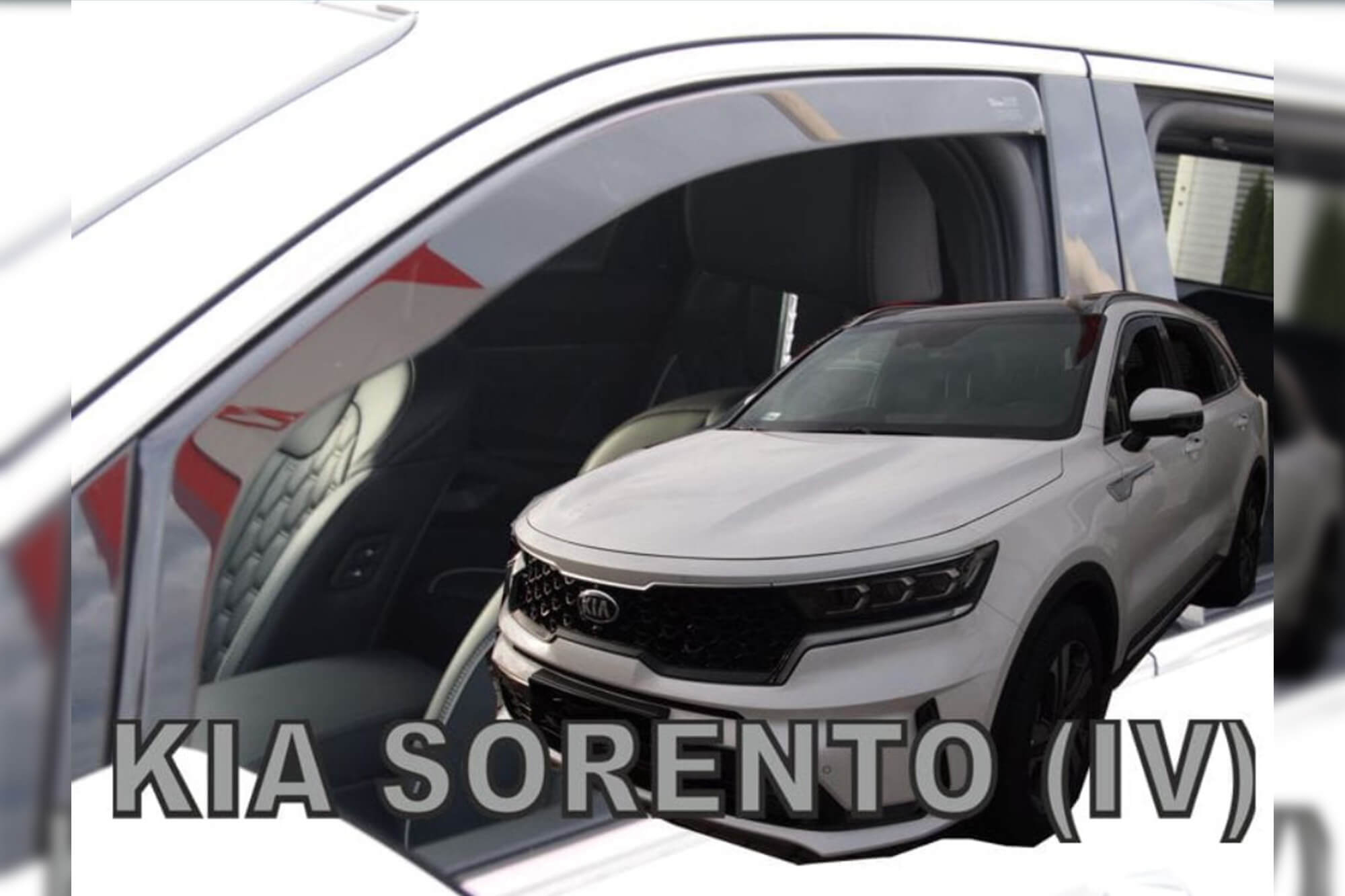 Предни ветробрани Heko за Kia Sorento по 2020 година со 5 врати, затемнети, 2 бројки