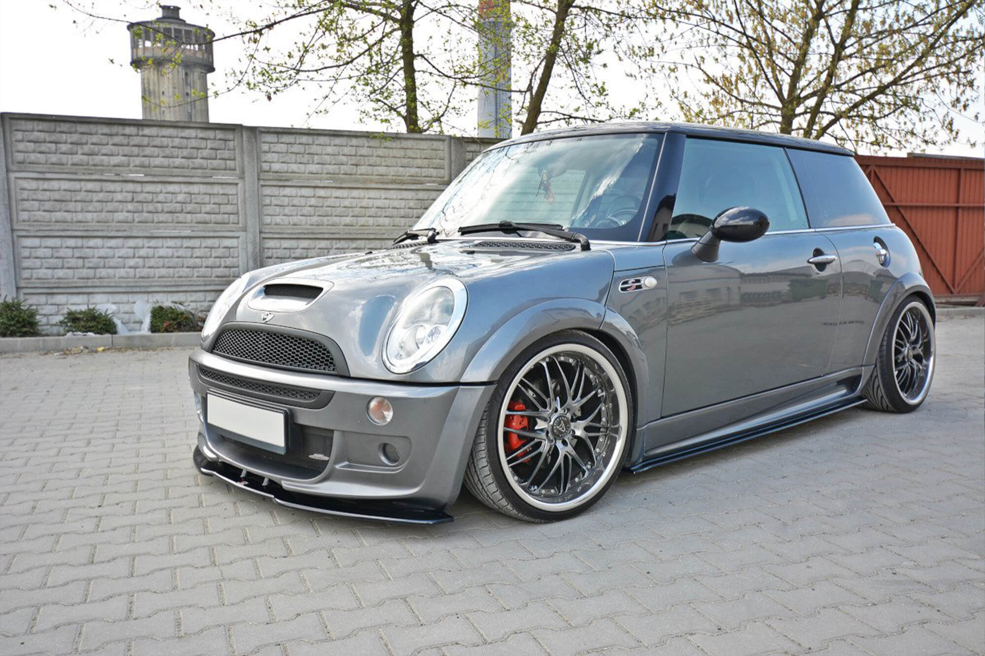 Спојлер  Maxton Design за преден  S браник на Mini Cooper R53 JCW 2003-2006, црн мат