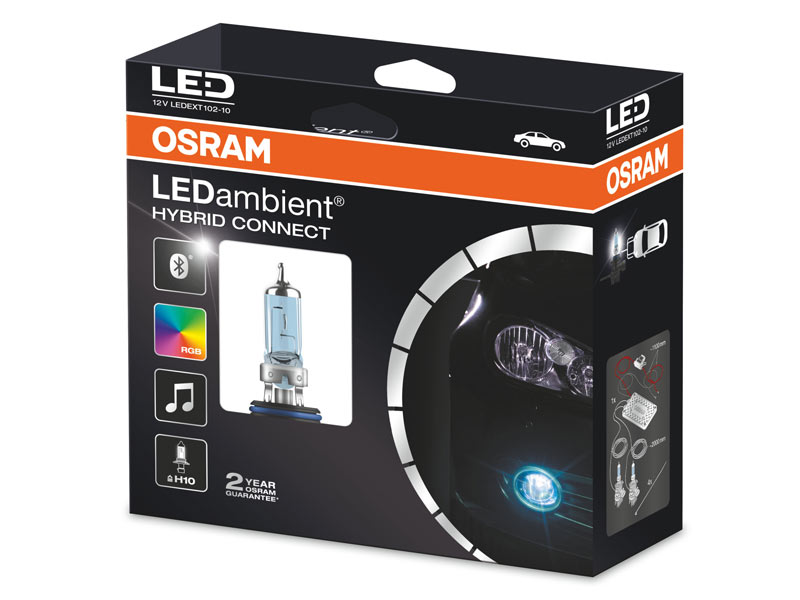 Комплет 2 бр. хибридни сијалици Osram тип H10 серија Hybrid Connect 12V, 42W, P20d