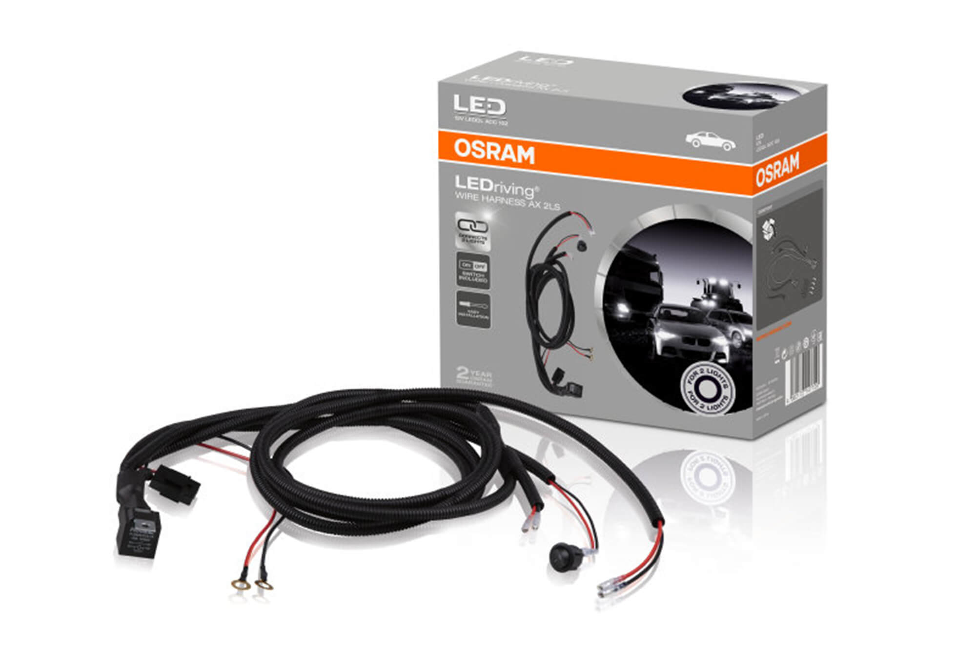 Инсталација Osram модел AX 2LS за две дневни светла LEDriving 12V