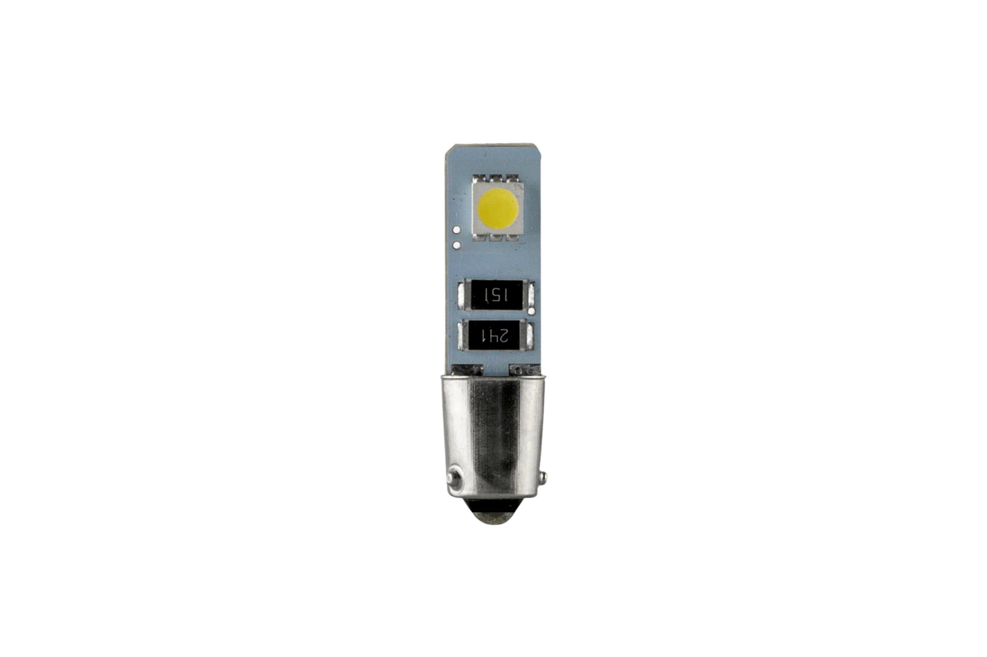 LED ламба  H6W ладно бела , 12V, 1W, BAX9s, 1 бр.