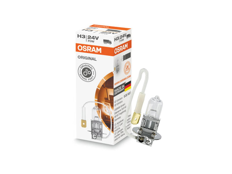 Халогенска сијалица Osram H3 Original 24V, 70W, PK22s, 1 бр.