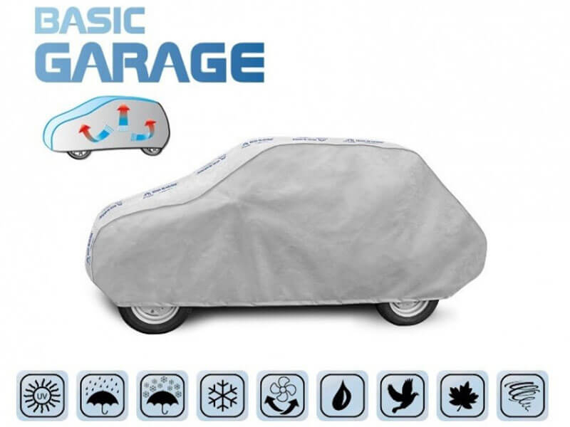 Церада Kegel Серија Basic Garage димензија S126 сива за хечбек 300-310x110-117cm