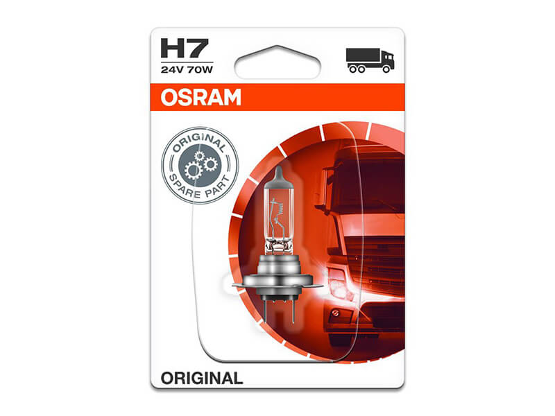 Халогенска сијалица Osram H7 Original 24V, 75/70W, PX26d, 1 бр.