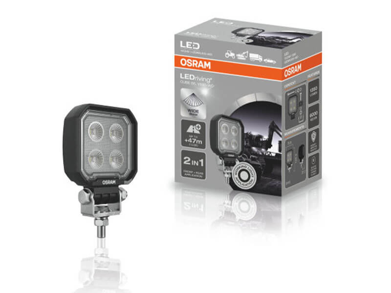 LED бар Osram Cube WL VX80-WD 125.2x75.8x31mm, 6000K, 1350LM, 13.5W, 12/24V, IP6K8/IP6K9K, E-mark E9