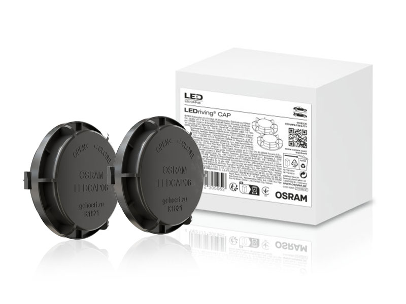 Комплет капачки Osram LEDriving CAP за фарови, Ф76мм, 2 бројки