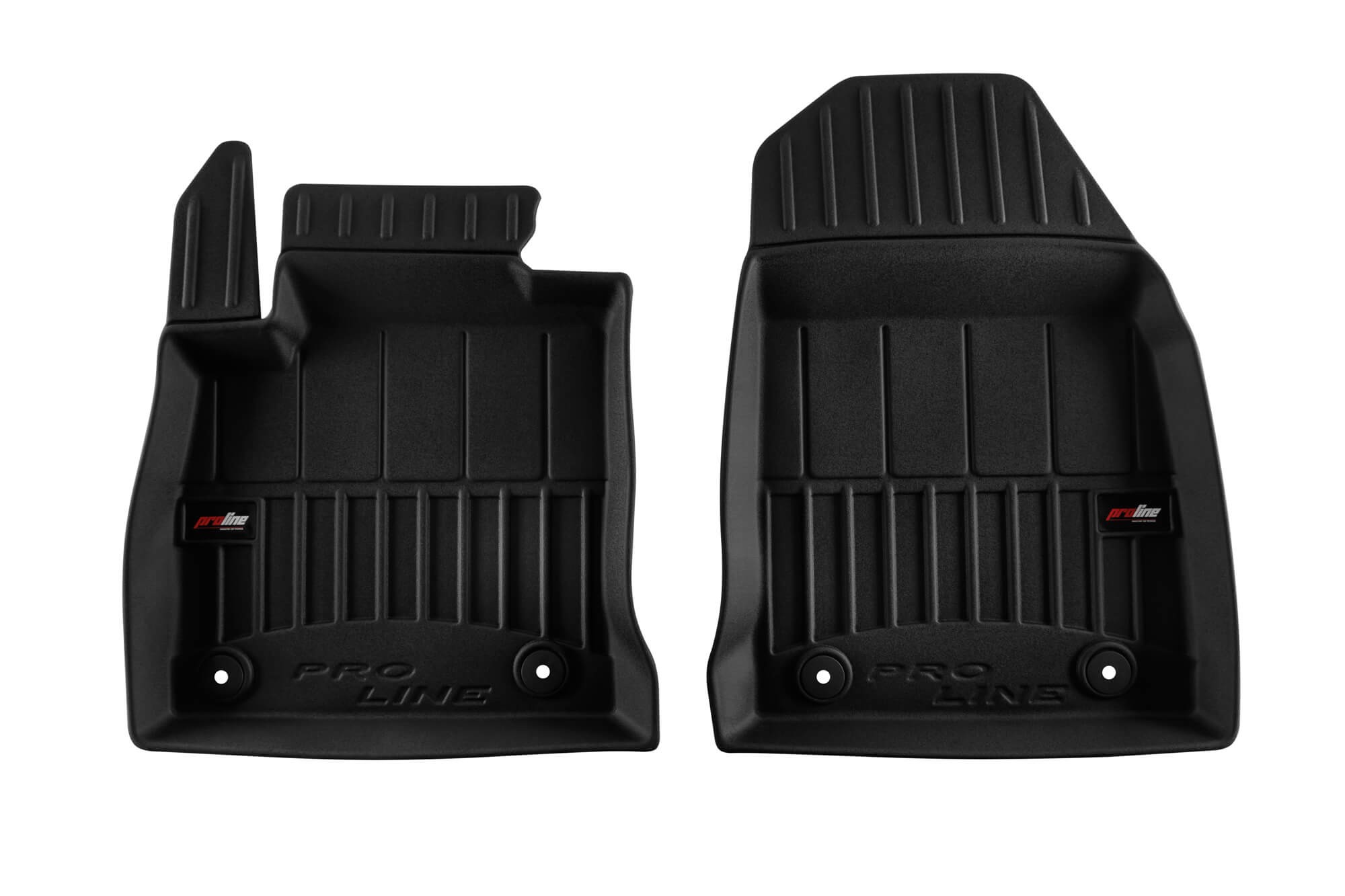 3D Гумени патосници Frogum за Ford Transit Courier по 2023 година, 2 дела, црни