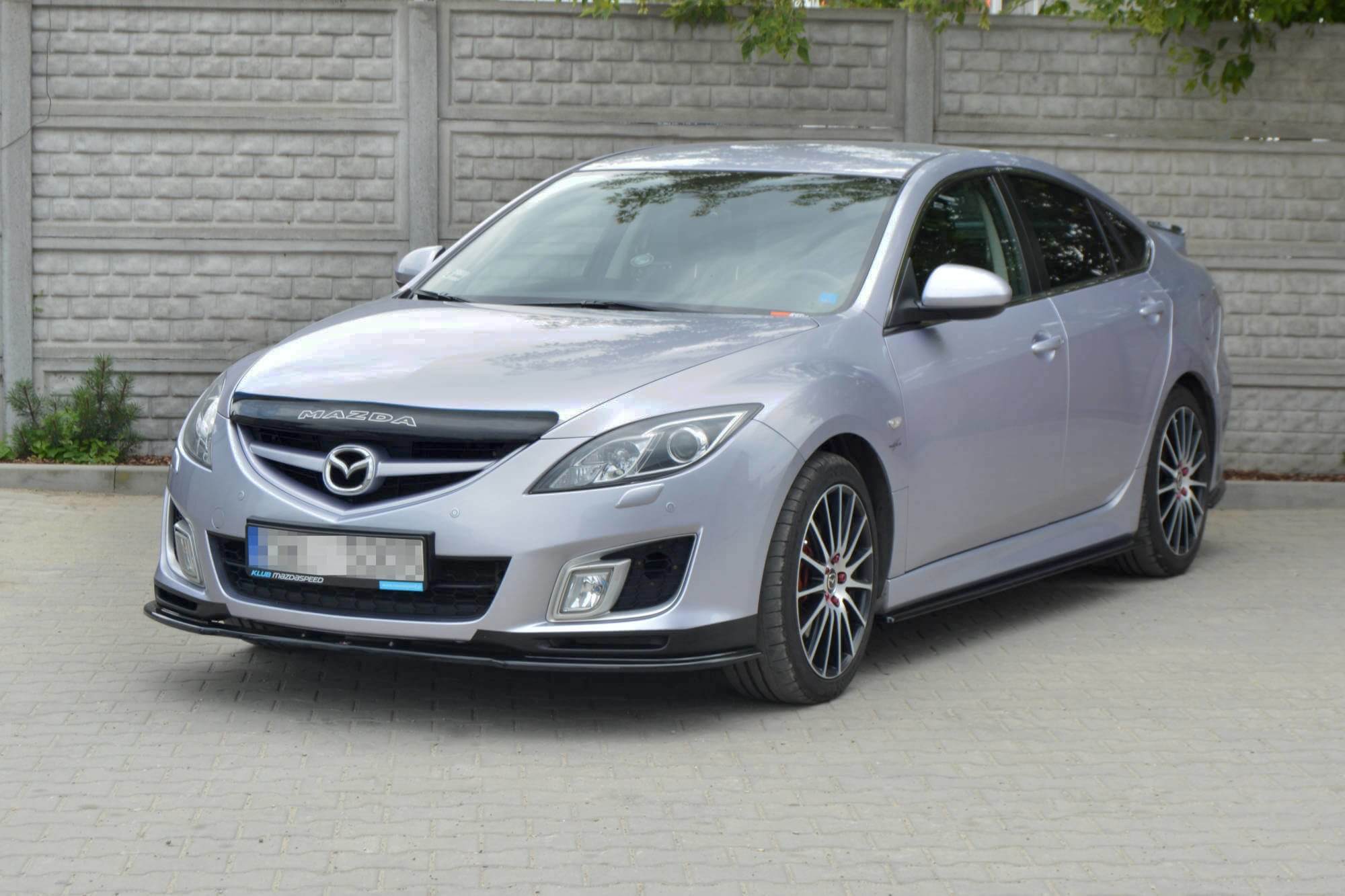 Додатоци  Maxton Design тип Sport за прагови на Mazda 6 хечбек 2008-2010, боја карбон