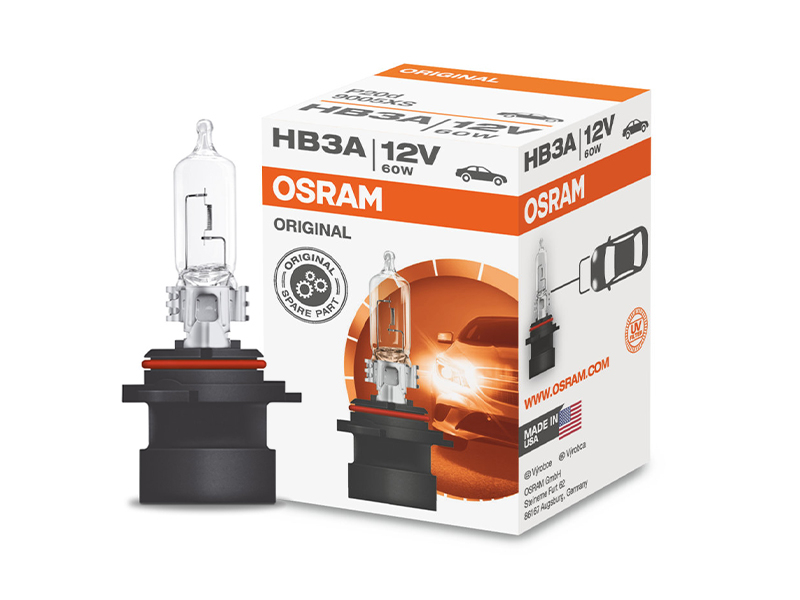 Халогенска сијалица Osram HB3A Original 12V, 60W, P20d правa, 1 бр.