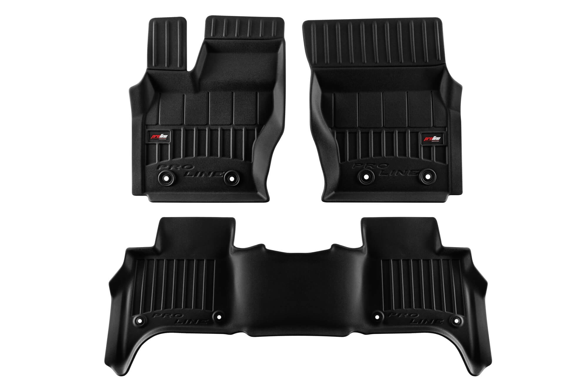 3D Гумени патосници Frogum за Range Rover Sport 2013-2022, 3 дела, црни