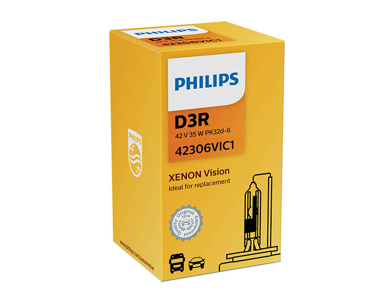 Ксенон сијалица Philips D3R Vision 85V, 35W, PK32D-6 1бр.