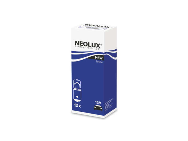 Халогенска сијалица NeoLux H6W Standard 12V, 6W, BAX9s, 1 бр.