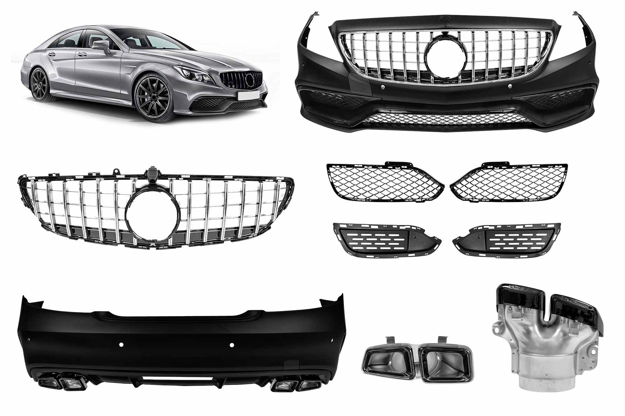 AMG пакет тип CLS63 за Mercedes CLS C218 2011-2013