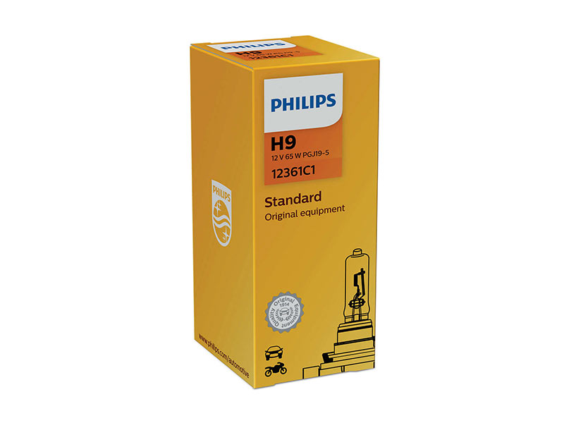 Халогенска сијалица Philips H9 Vision 12V, 65W, PGJ19-5, 1 бр.