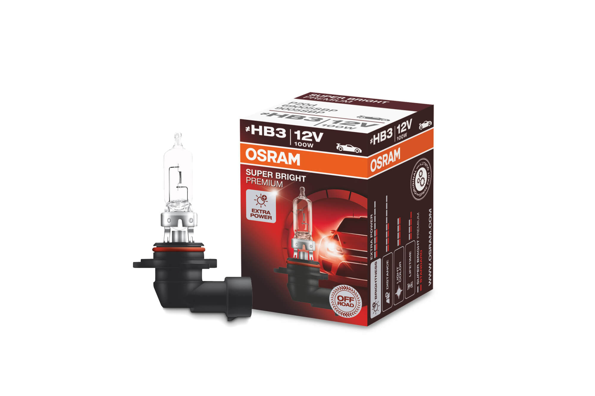 Сијалица Osram HB3 Super Bright Premium 12V 100W 1бр.