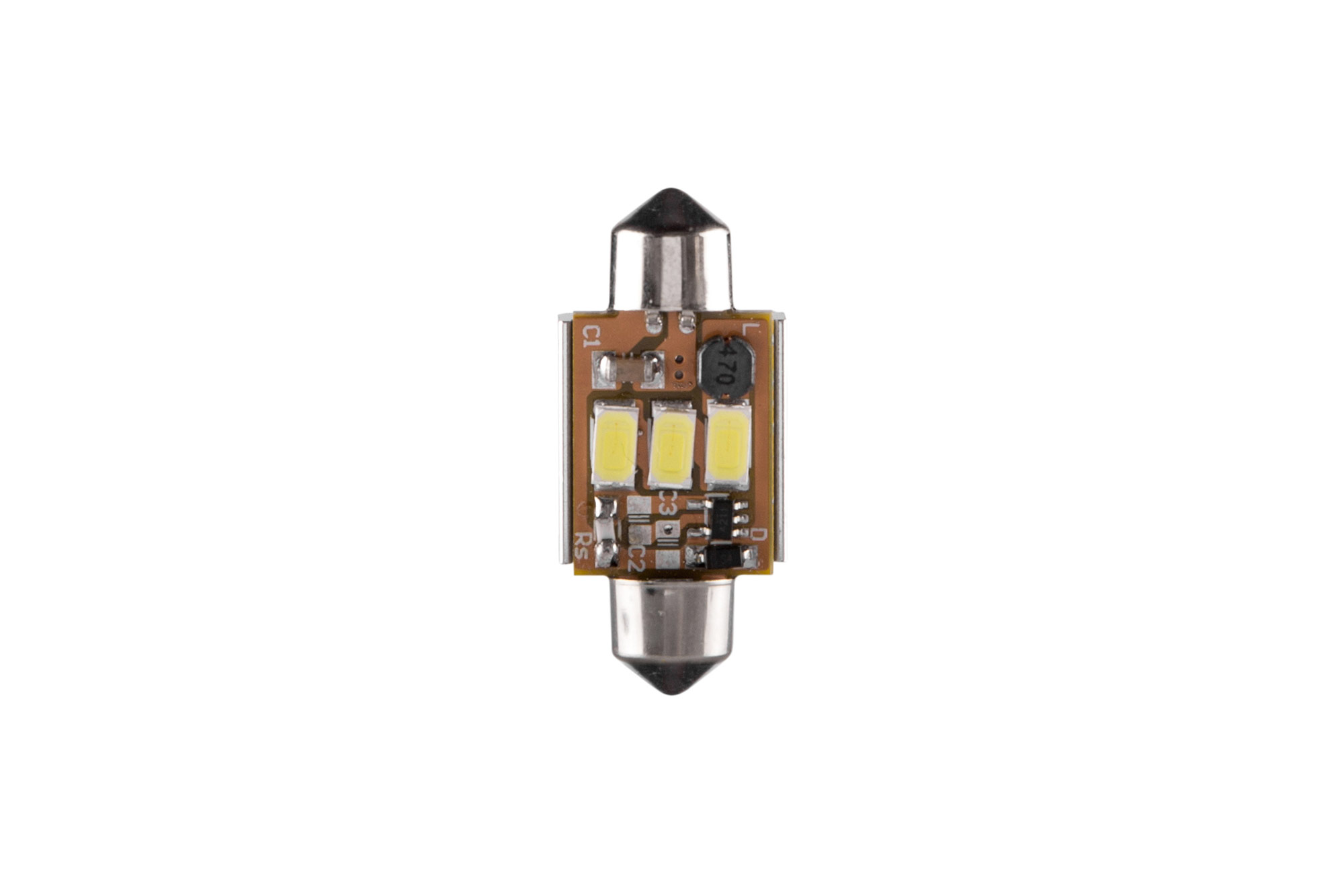 LED ламба  C5W Canbus, ладно бела , 12V, 0.5W, SV8.5-8, 36 мм, 1 бр.