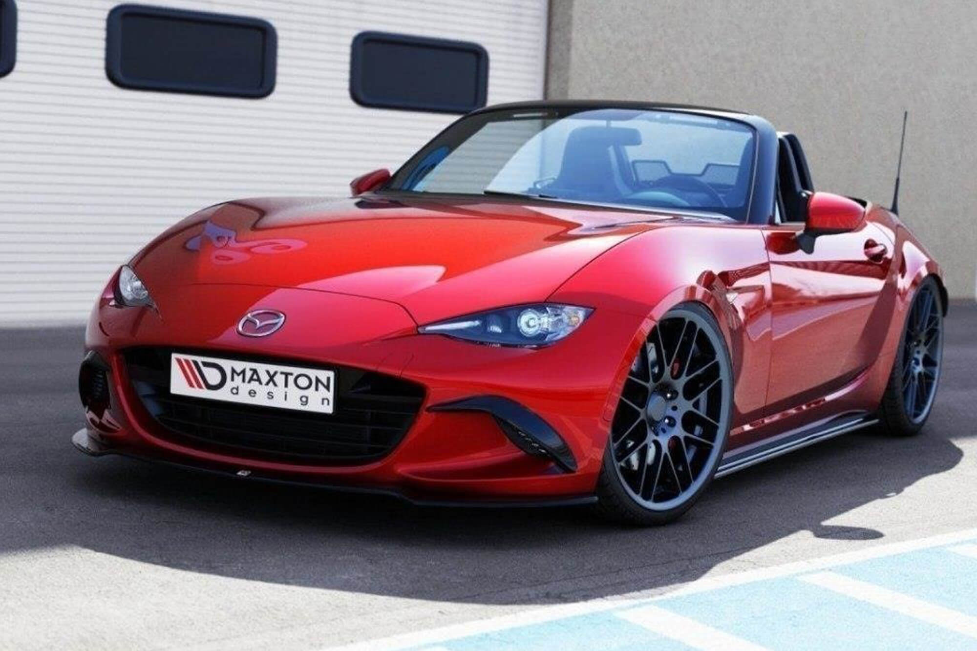 Веѓи  Maxton Design за преден  браник на Mazda MX-5 по 2014 година, црн лак