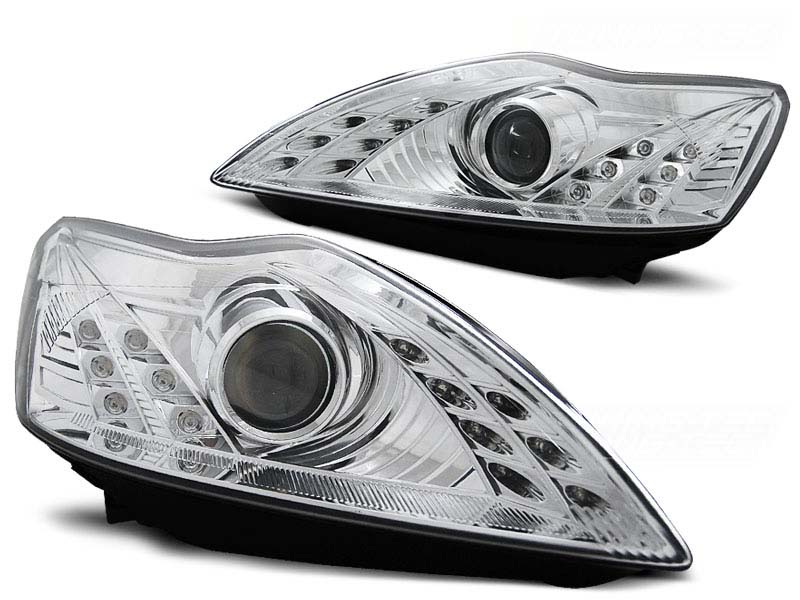 Комплет тунинг фарови со LED светла за Ford FOCUS MK2 02.2008-2010 , лев и десен