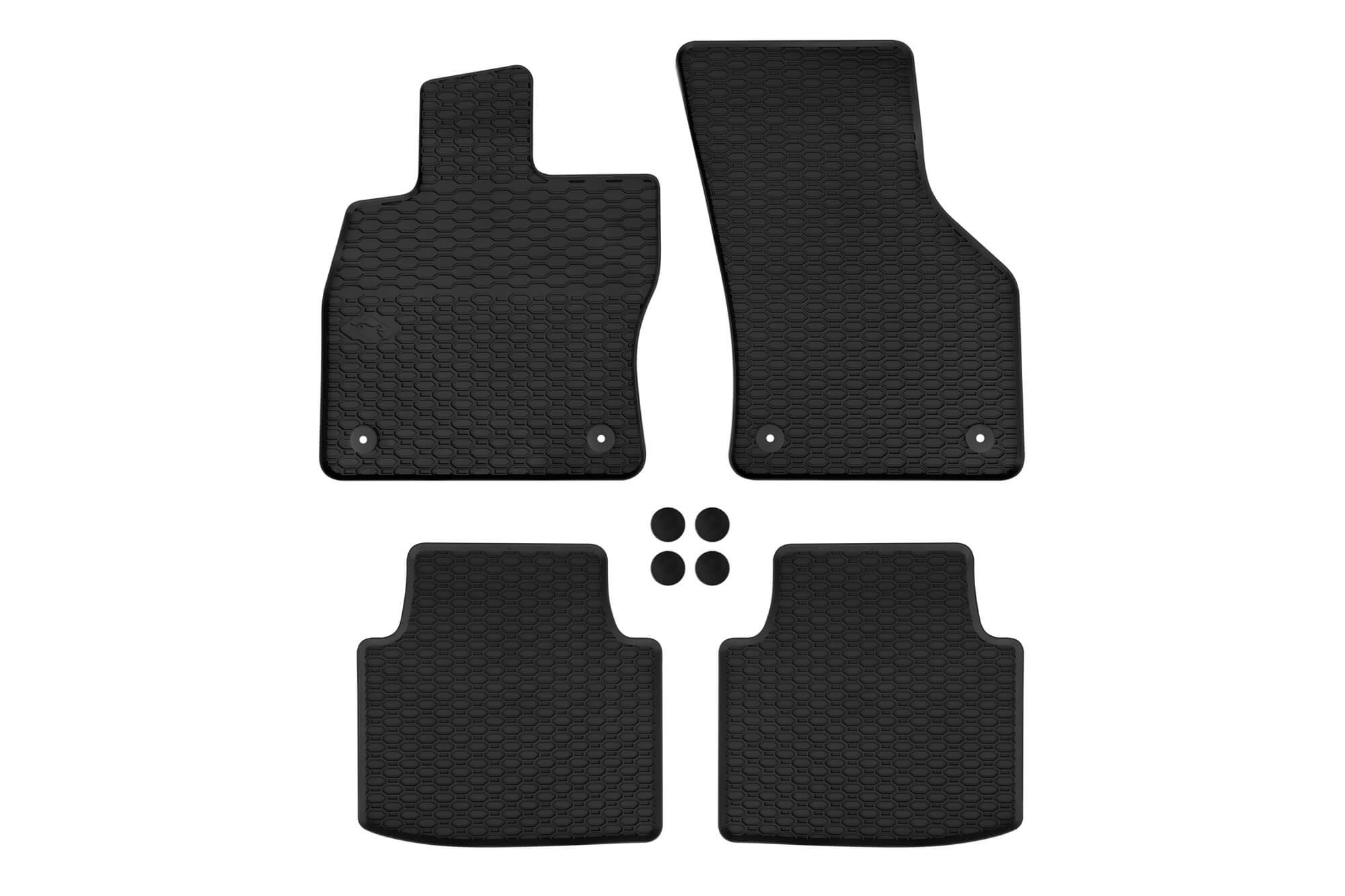 Гумени патосници Geyer & Hosaja за Volkswagen Arteon по 2017 година, 4 дела, црни