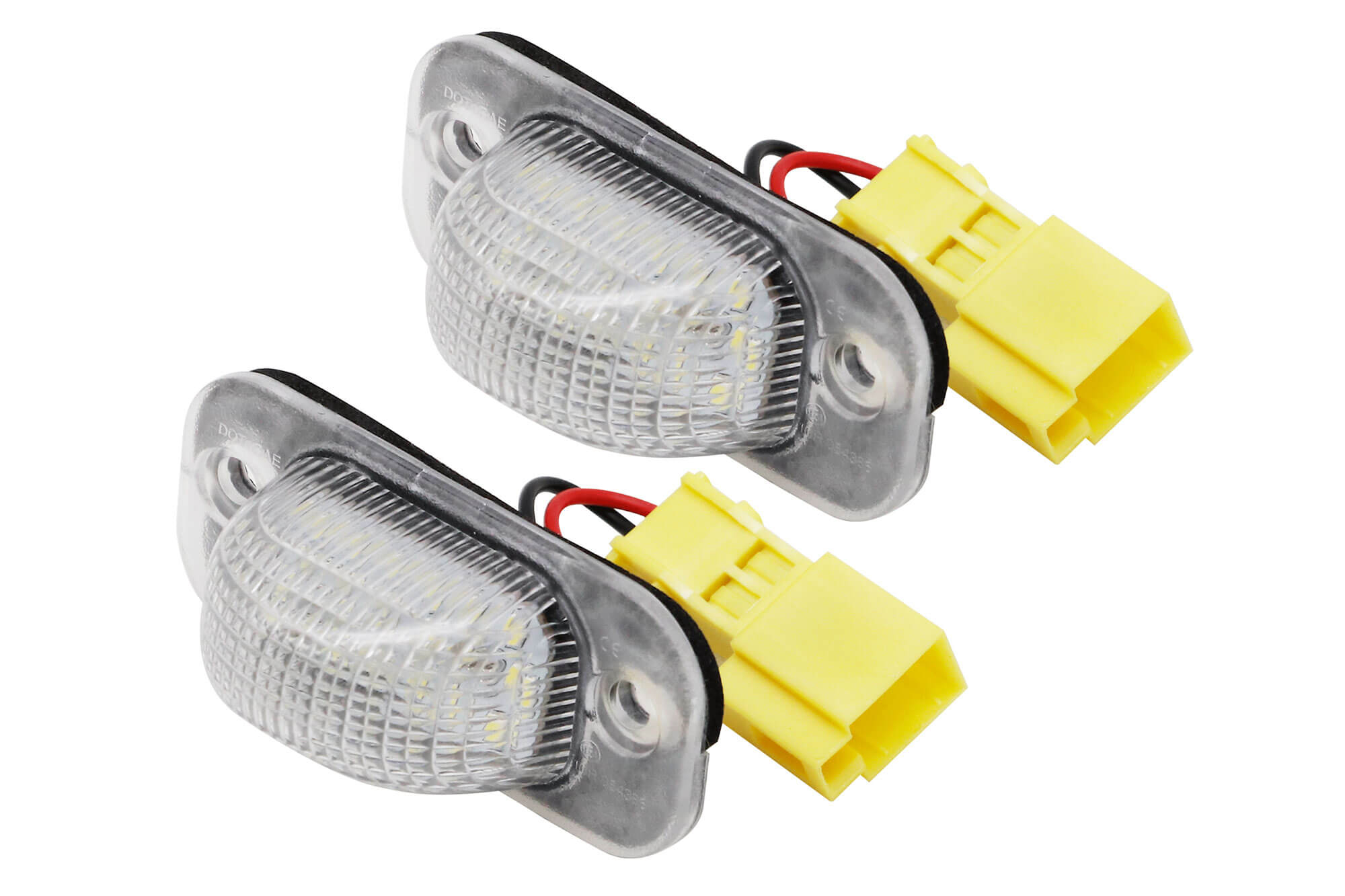 Комплет LED плафони за регистарска таблица на Volkswagen Golf 2 1983-1992, Jetta 1984-1991, Seat Toledo 1991-1999