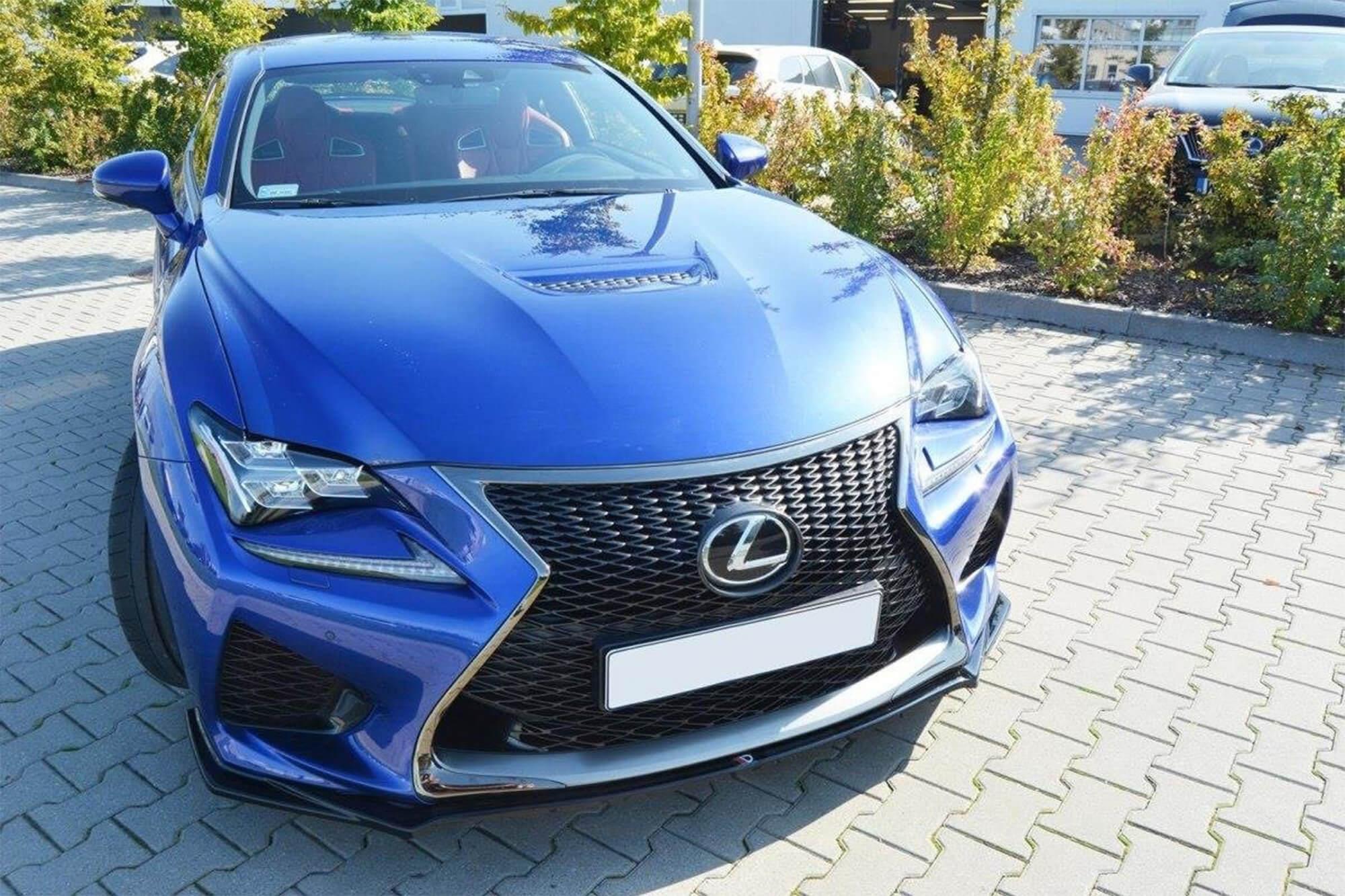 Спојлер  Maxton Design за преден  браник на Lexus RC F по 2014 година, црн лак