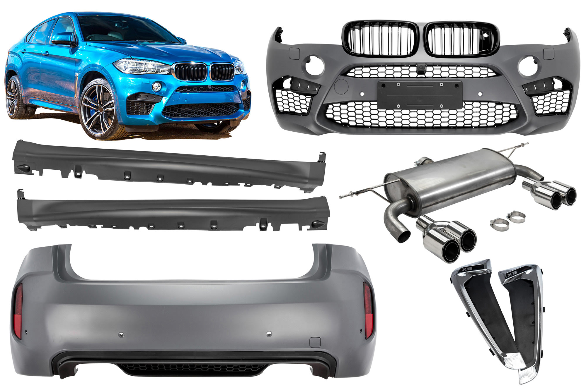 M Technik пакет за BMW X6 F16 2014-2019