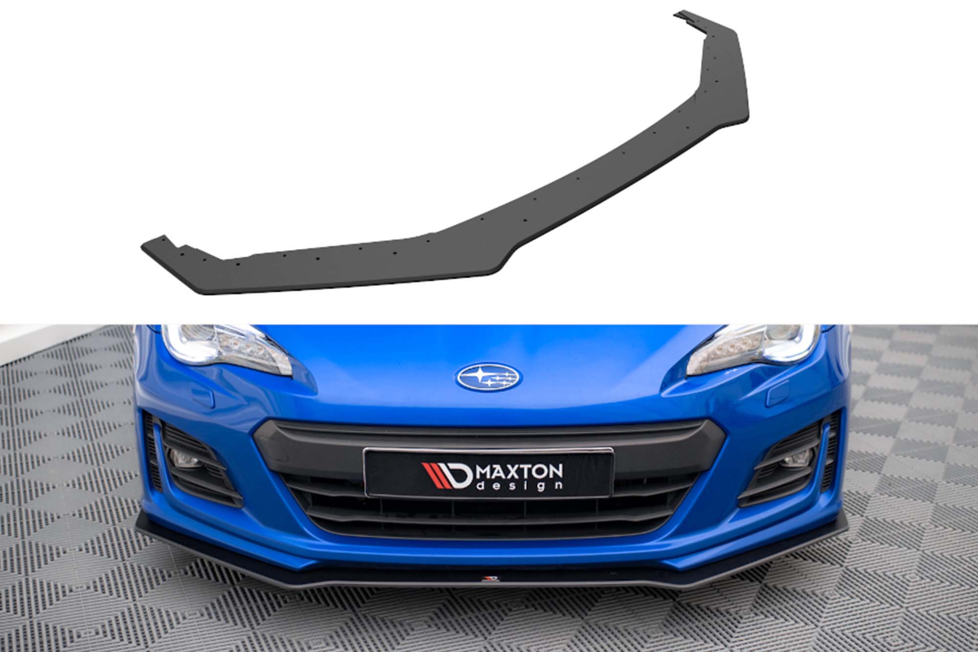 Спојлер  Maxton Design за преден  браник на Subaru BRZ MK1 2017-2020, црн мат