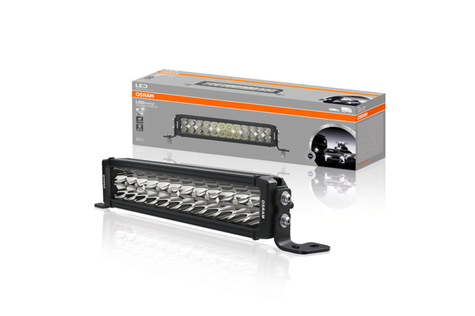 LED бар Osram Lightbar VX250-CB 306x62x80mm, 6000K, 2100LM, 36W, 12/24V, IP67, E-mark E4