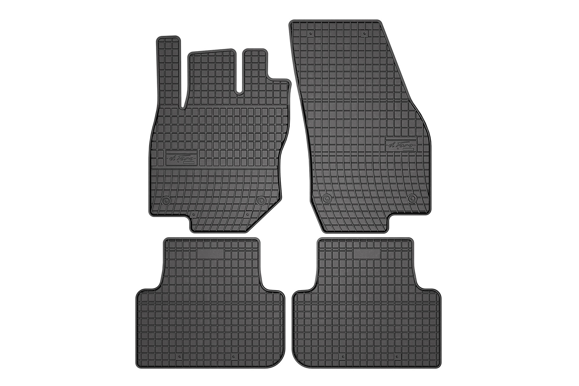 Гумени патосници Frogum за Volkswagen Tiguan по 2024 година, 4 дела, црни