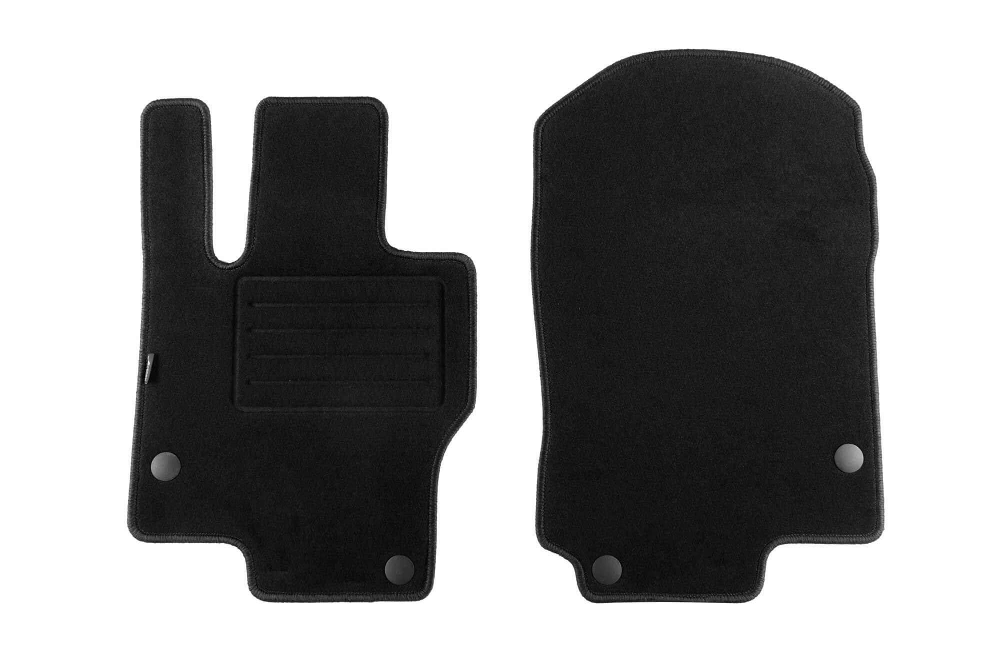 Платнени патосници Petex за Mercedes GLE (V167) после 2019 година 5 и 7 места 4 дела, црни, REX материјал