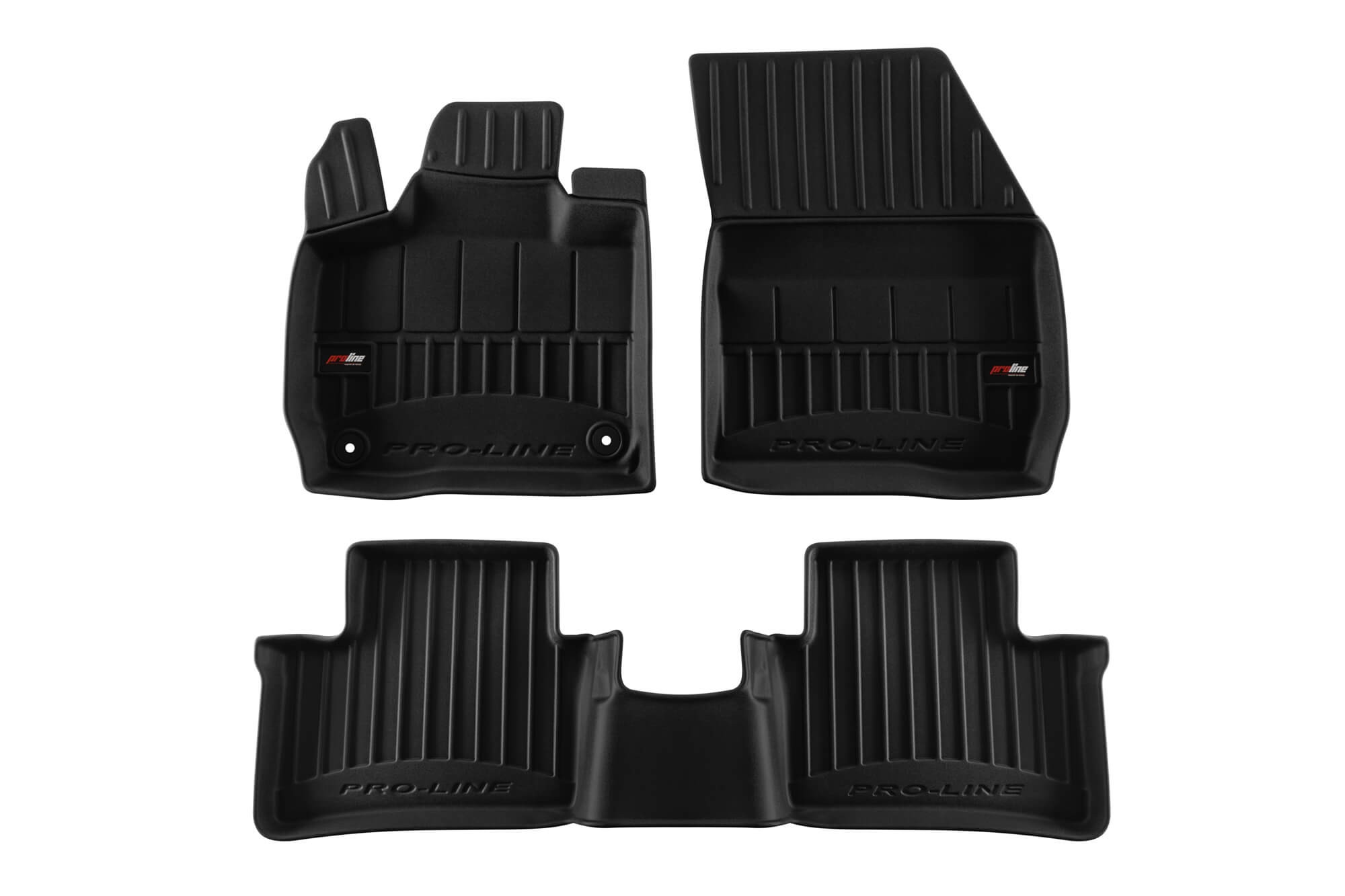 3D Гумени патосници Frogum за Opel Astra Electric по 2022 година, 3 дела, црни