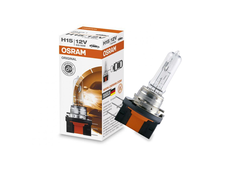 Халогенска сијалица Osram H15 Original 12V, 55/15W, PGJ23t-1, 1 бр.