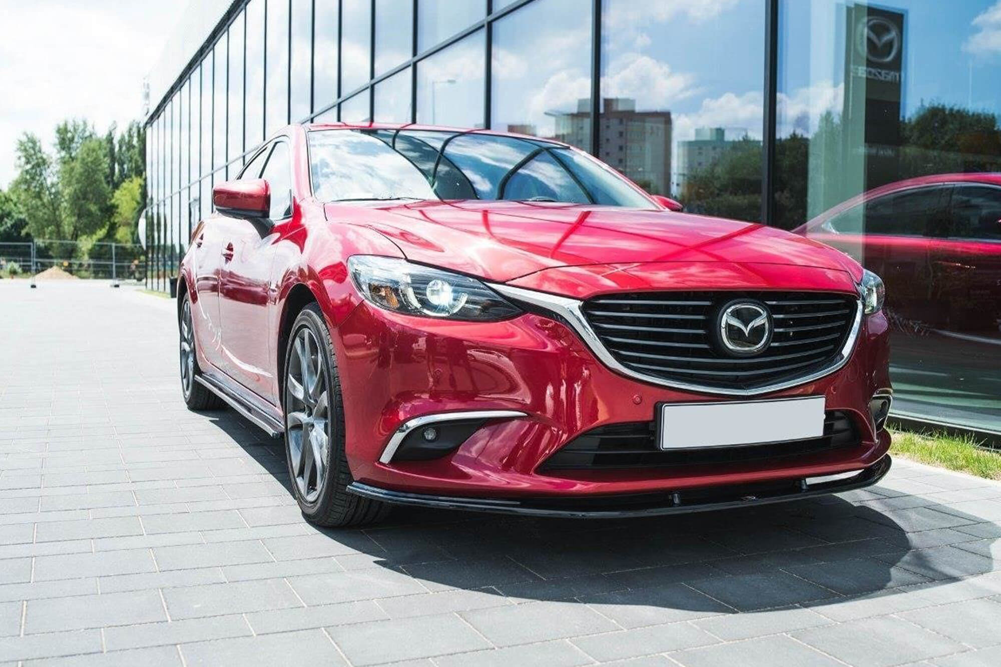 Спојлер  Maxton Design верзија 1 за преден  браник на Mazda 6 2014-2017, боја карбон