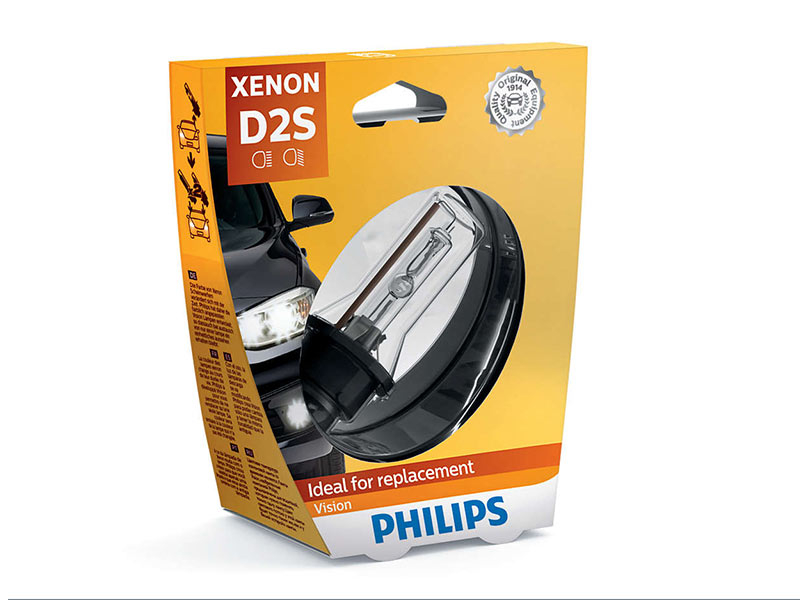 Ксенон сијалица Philips D2S Vision 85V, 35W, P32D-2 1бр.