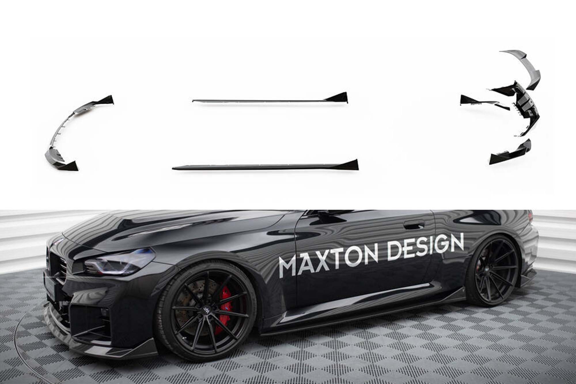 Комплет карбонски  Спојлери  Maxton Design за преден , заден браник и багажник на BMW M2 G87 по 2023 година