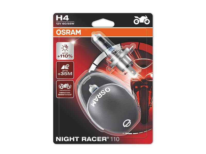 Сијалици Osram Moto H4 Night Racer 110 12V 60/55W 2бр.