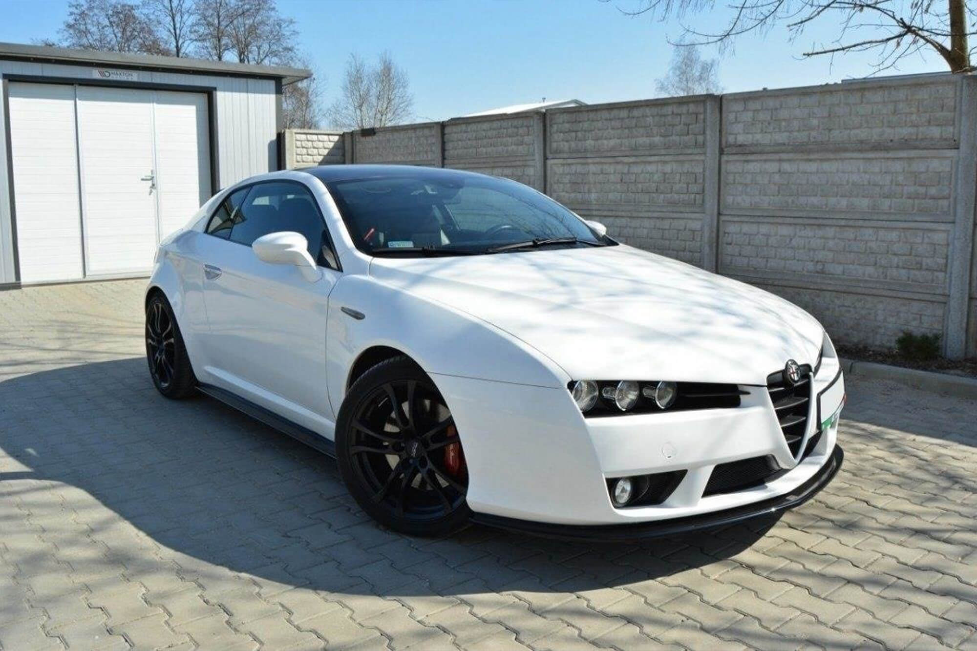 Додатоци  Maxton Design за прагови на Alfa Romeo Brera 2005-2010, црн лак