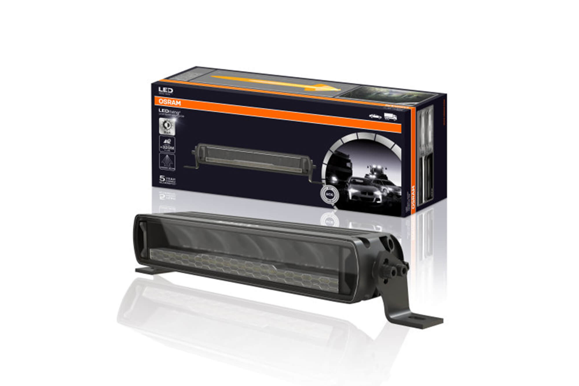 LED бар Osram Lightbar MX250-CB 356x86x54mm, 6000K, 2700LM, 45W, 12/24V, IP69K, E-mark E4