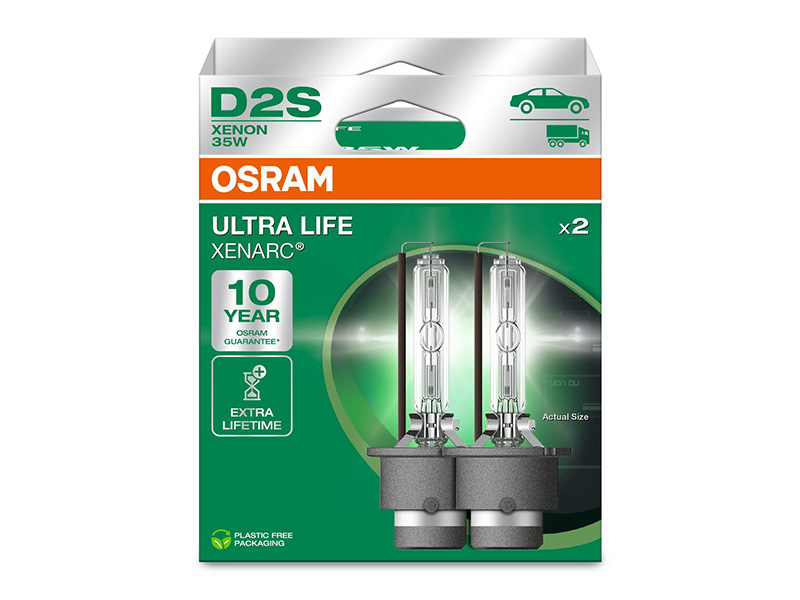 Комплет 2 бр. ксенон сијалици Osram D2S Ultra Life 85V, 35W, PK32d-2