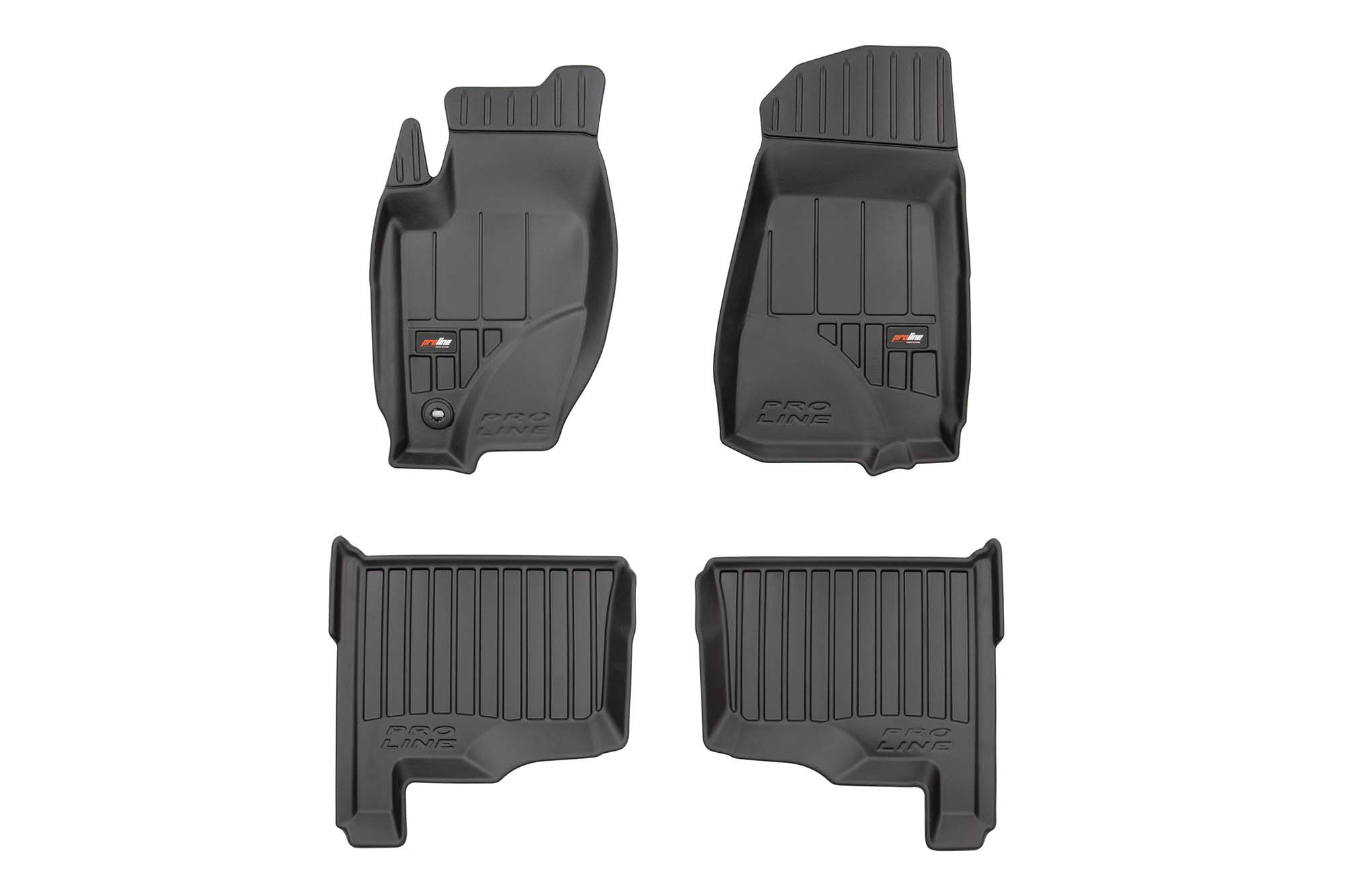 3D Гумени патосници Frogum за Jeep Grand Cherokee 2004-2010 4 дела црни