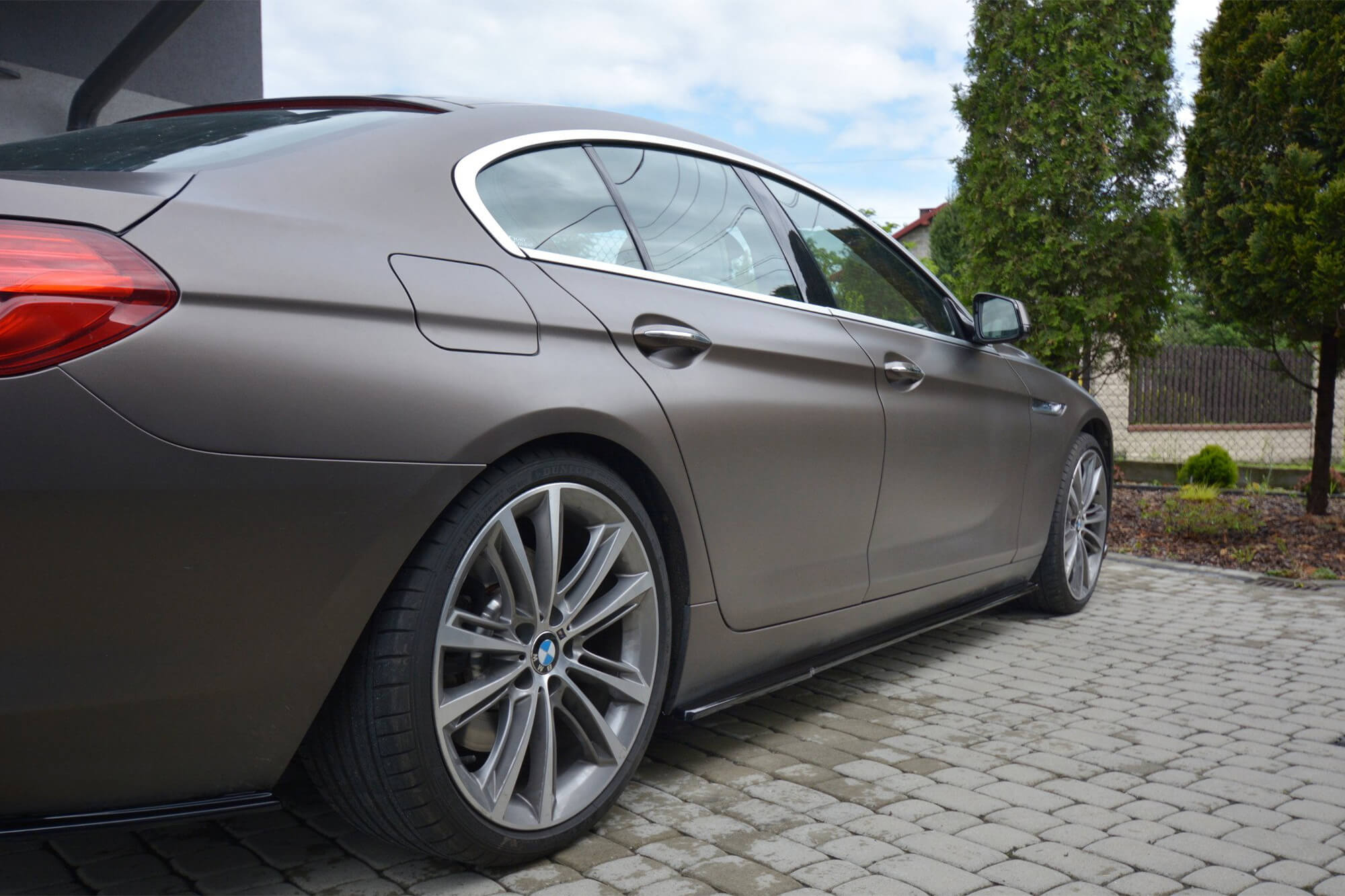 Додатоци  Maxton Design за прагови на BMW серија 6 Gran Coupe F06 2012-2014, црн лак