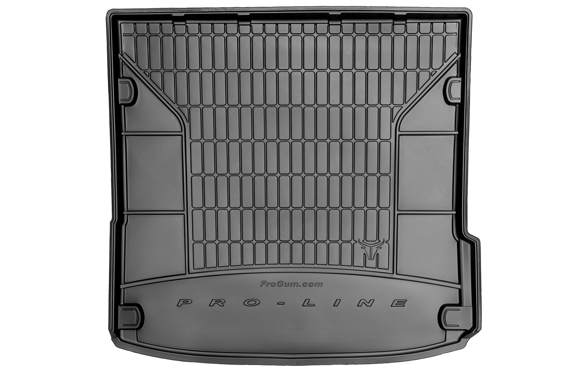 Гумена Патосница за багажник Frogum за Audi Q7 5/7 места 2006-2015 во  долна положба на трети ред седишта
