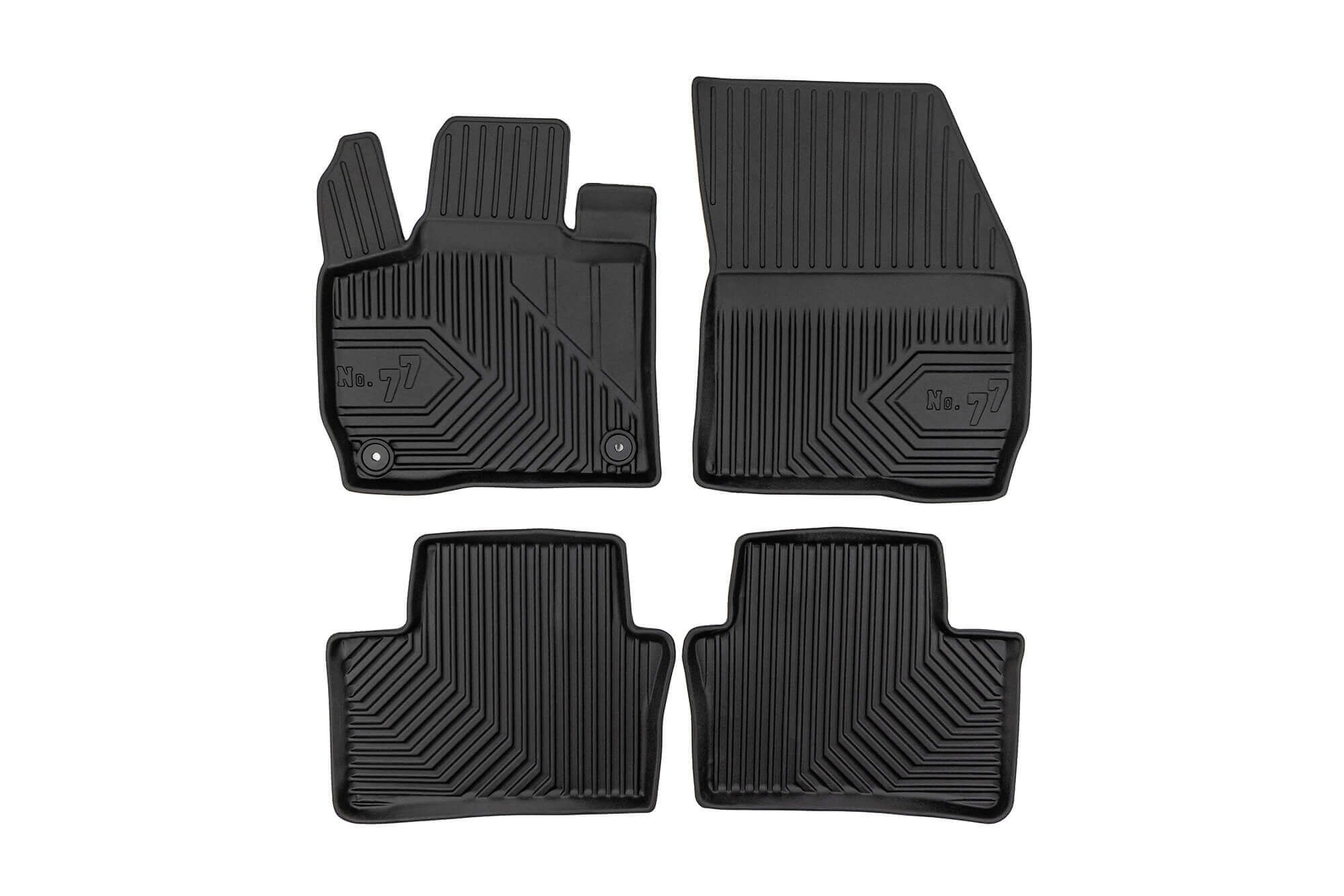 2.5D гумени патосници Frogum модел 77 за Opel Astra Electric по 2022 година, 4 дела, црни