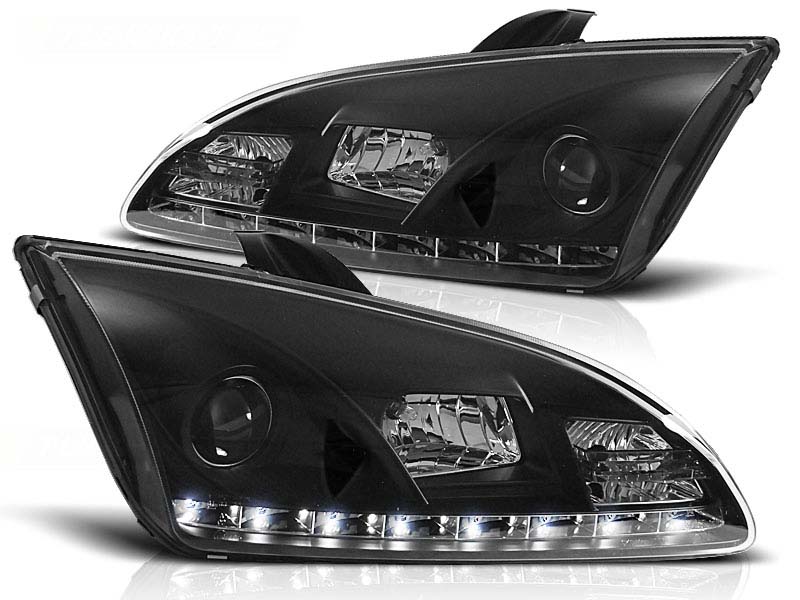 Комплет тунинг фарови со LED светла за Ford FOCUS MK2 09.2004-01.2008 , лев и десен