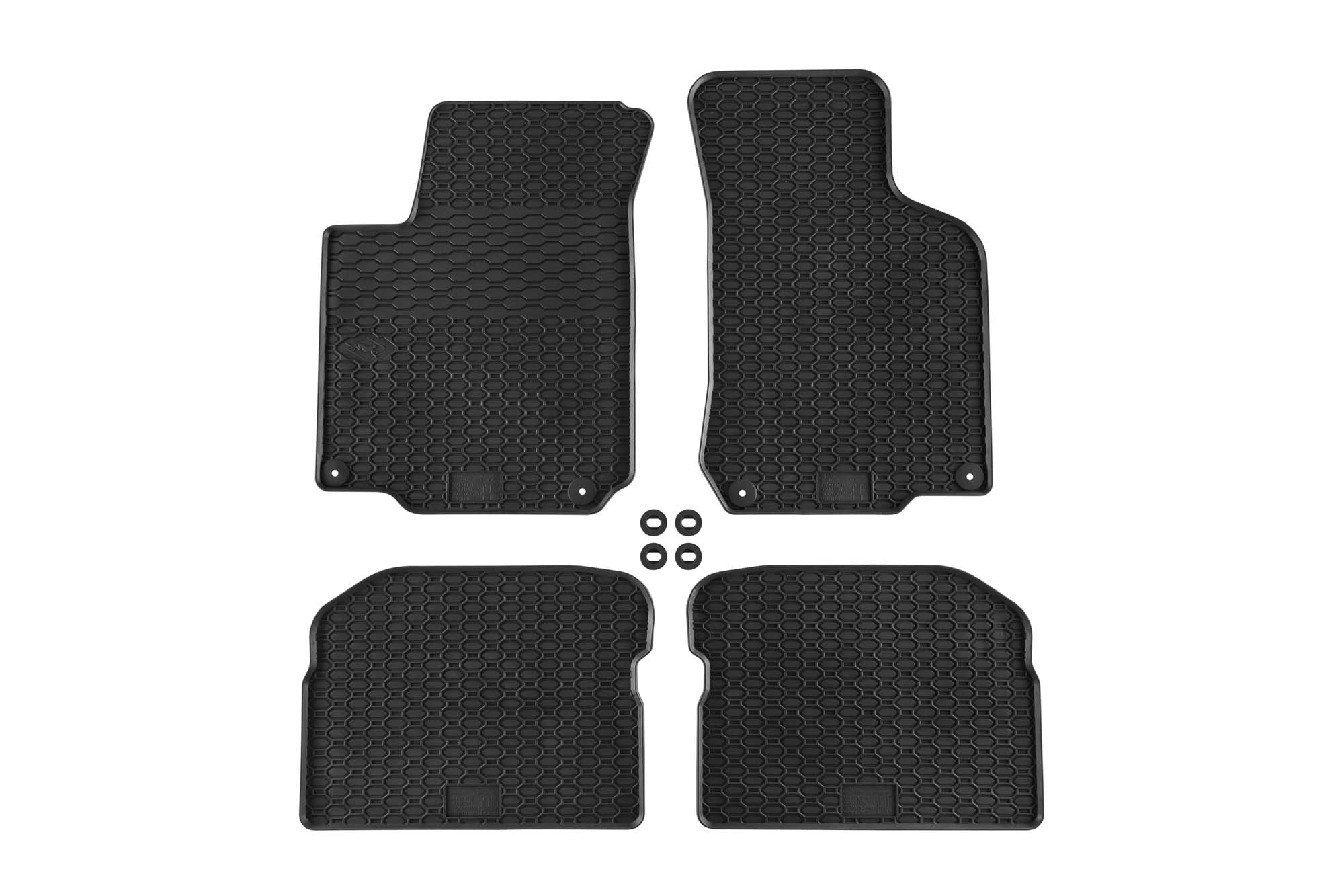 Гумени патосници Geyer & Hosaja за VW Golf IV Bora Jetta IV 1999-2006 New Bettle 1998-2010 Seat Leon Skoda Octavia 1999-2006 Seat Toledo 1999-2006 4 дела црни