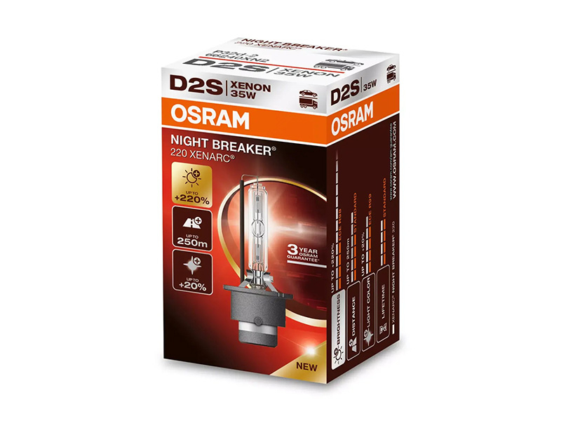 Ксенон сијалица Osram D2S Xenarc Night Breaker 220 85V, 35W, P32D-2, 4500K, 3200lm