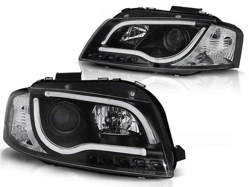 Комплет тунинг фарови со LED светла за Audi A3 8P 05.2003-03.2008 3D/5D , лев и десен