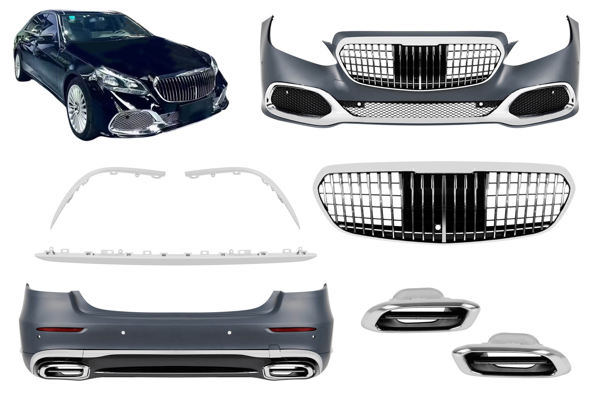 Тунинг пакет за Mercedes W212 седан 2014-2016 конверзија кон W223