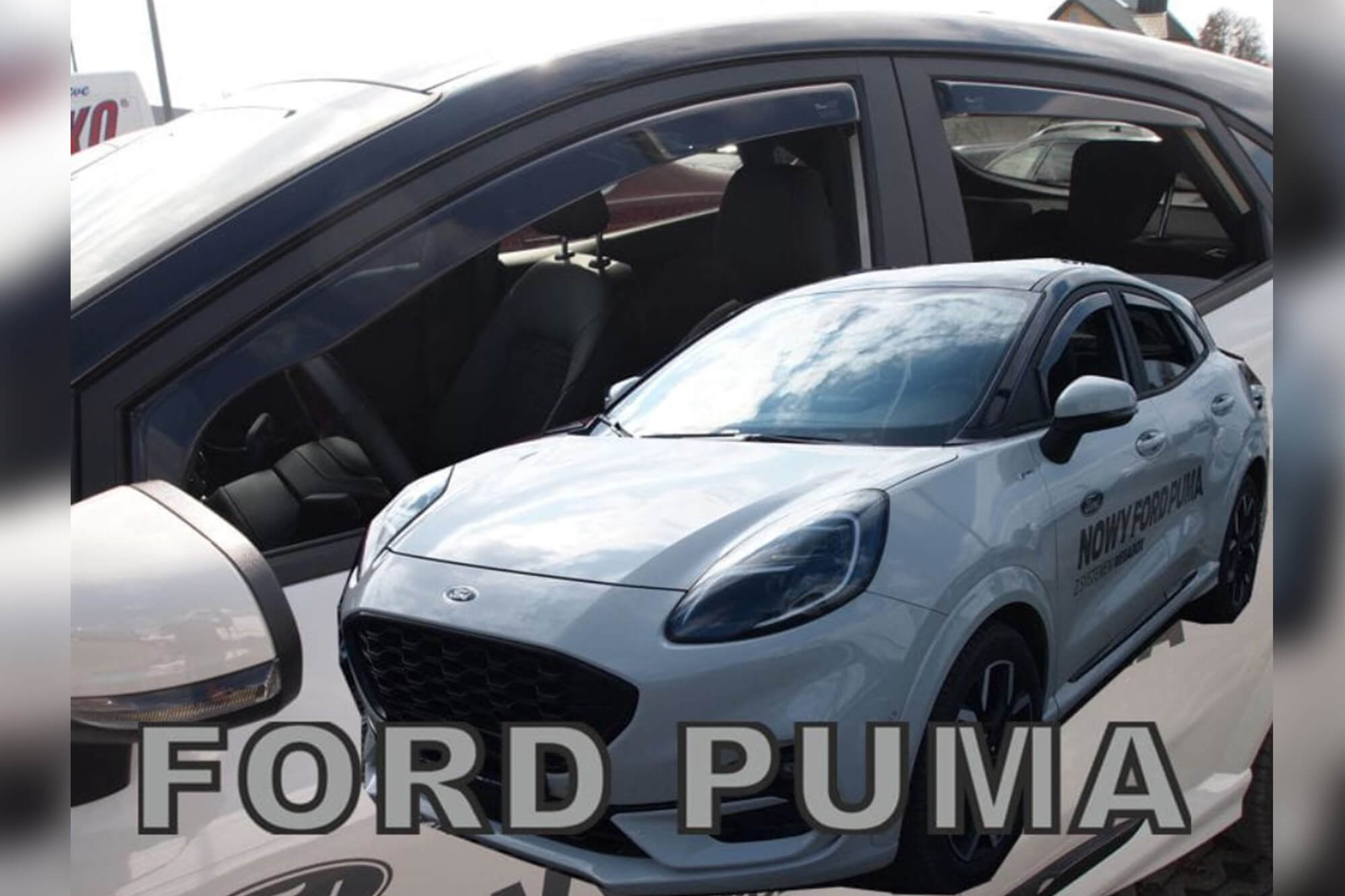 Комплет ветробрани Heko за Ford Puma по 2019 година, затемнети, 4 бројки